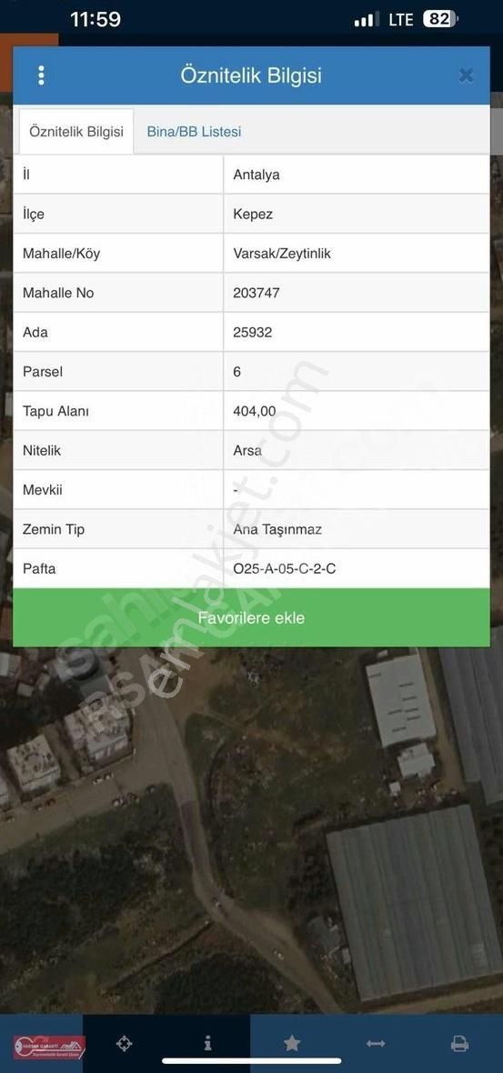 Varsak Zeytinlik Mh 6 Parça Parsel - Görsel 3