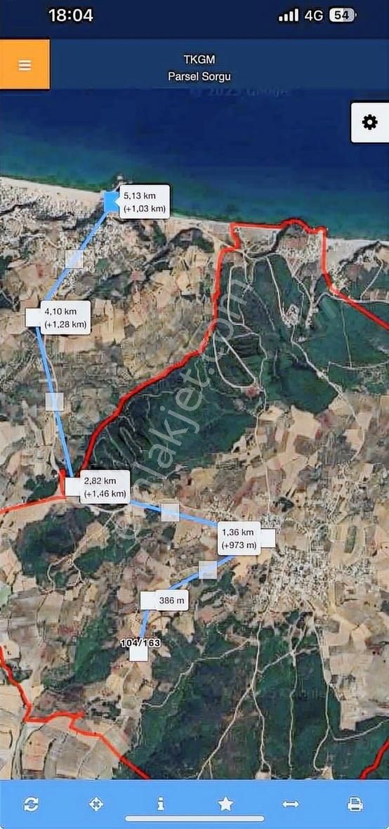 Mudanya / Söğütpınar Satılık Yola Cephe Tekntapu Tarla