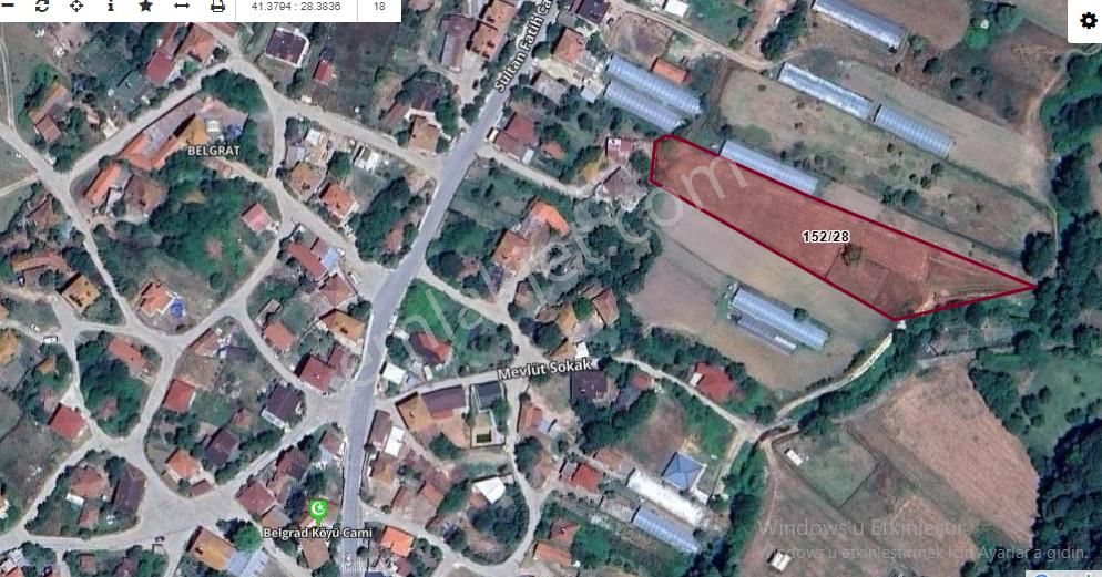 Çatalca Belgratta Satılık Arsa , 450 M2 Köy İçi Çaplı Yolu Var - Görsel 2