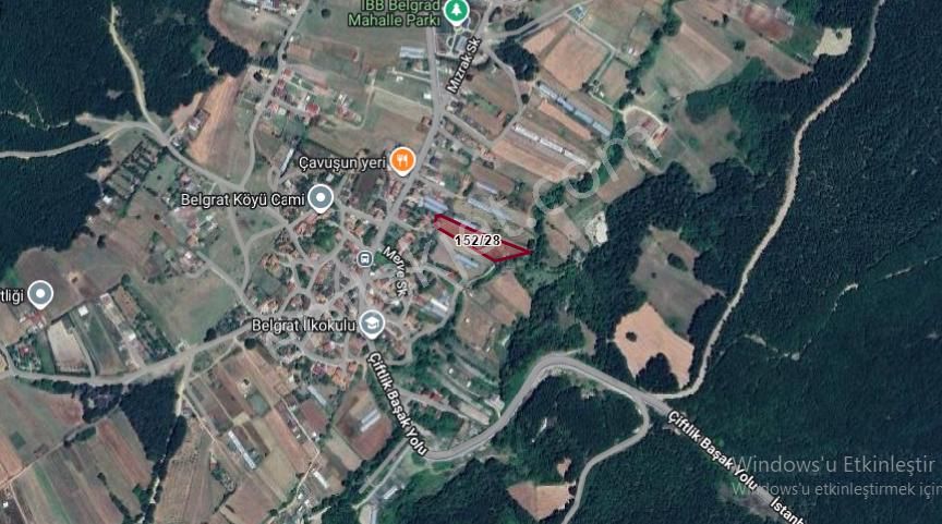 Çatalca Belgratta Satılık Arsa , 450 M2 Köy İçi Çaplı Yolu Var - Görsel 5