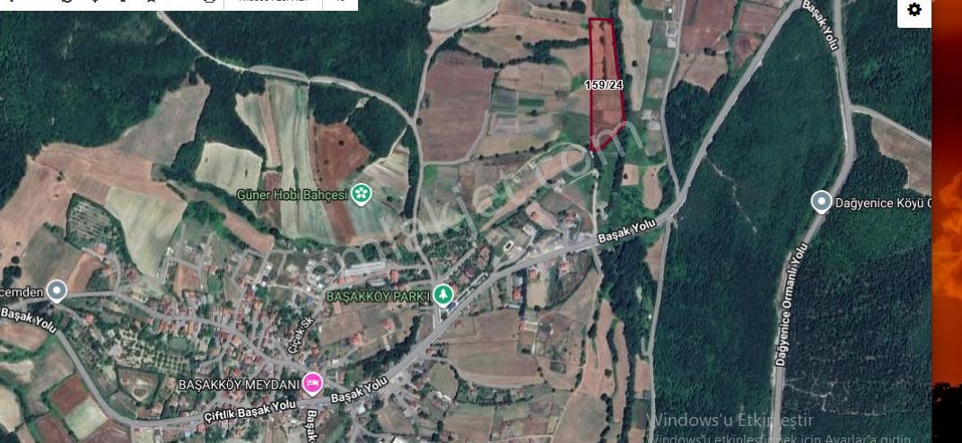 Çatalca Başakköyde Satılık Arsa , 365 M2 Çaplı Yolu Var - Görsel 5