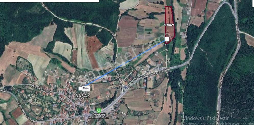 Çatalca Başakköyde Satılık Arsa , 365 M2 Çaplı Yolu Var - Görsel 4