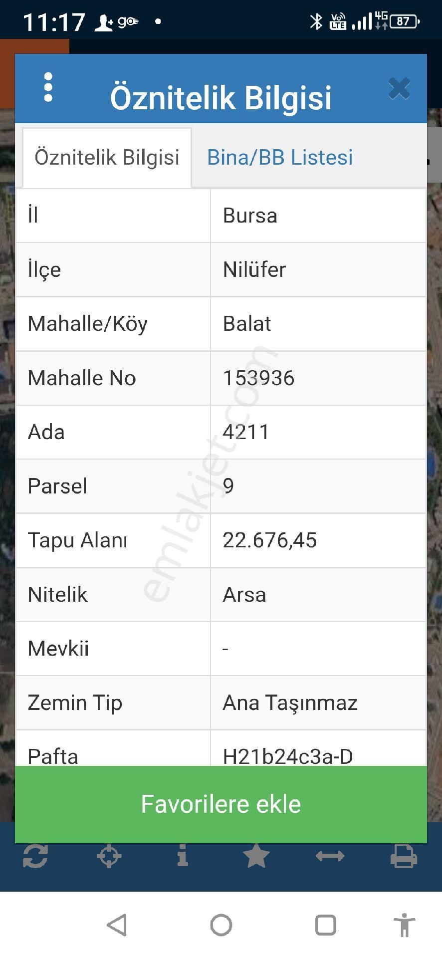 Nilüfer Balat Arsa 133 M2 Hisse - Görsel 6