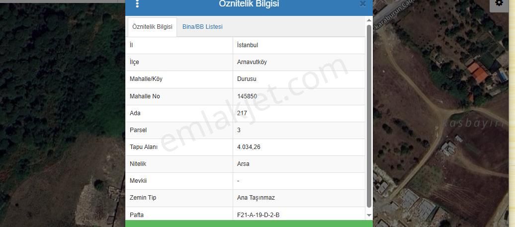 Arnavutköy Durusu Mah Satılık Arsa , 4,034 M2 Cadde Cephe Müstakil - Görsel 7