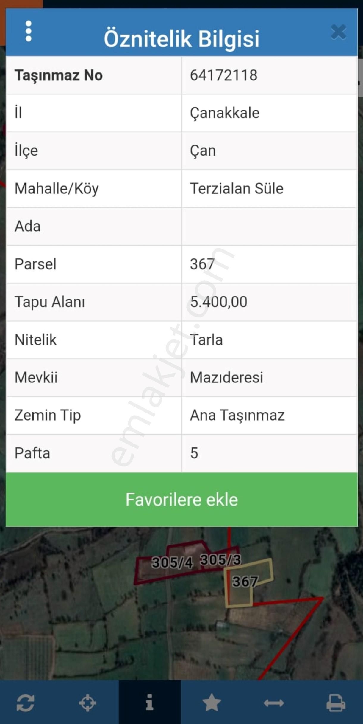 Kazdağı Uzantılarında Çiftlik, Yapı Kayıt Belgeli Ev, İşyeri, Elektrik Su Terzialan Çan Çanakkale - Görsel 16