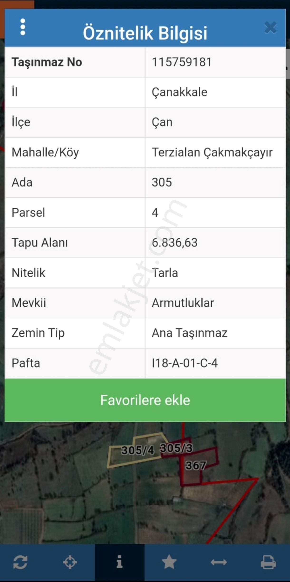 Kazdağı Uzantılarında Çiftlik, Yapı Kayıt Belgeli Ev, İşyeri, Elektrik Su Terzialan Çan Çanakkale - Görsel 13