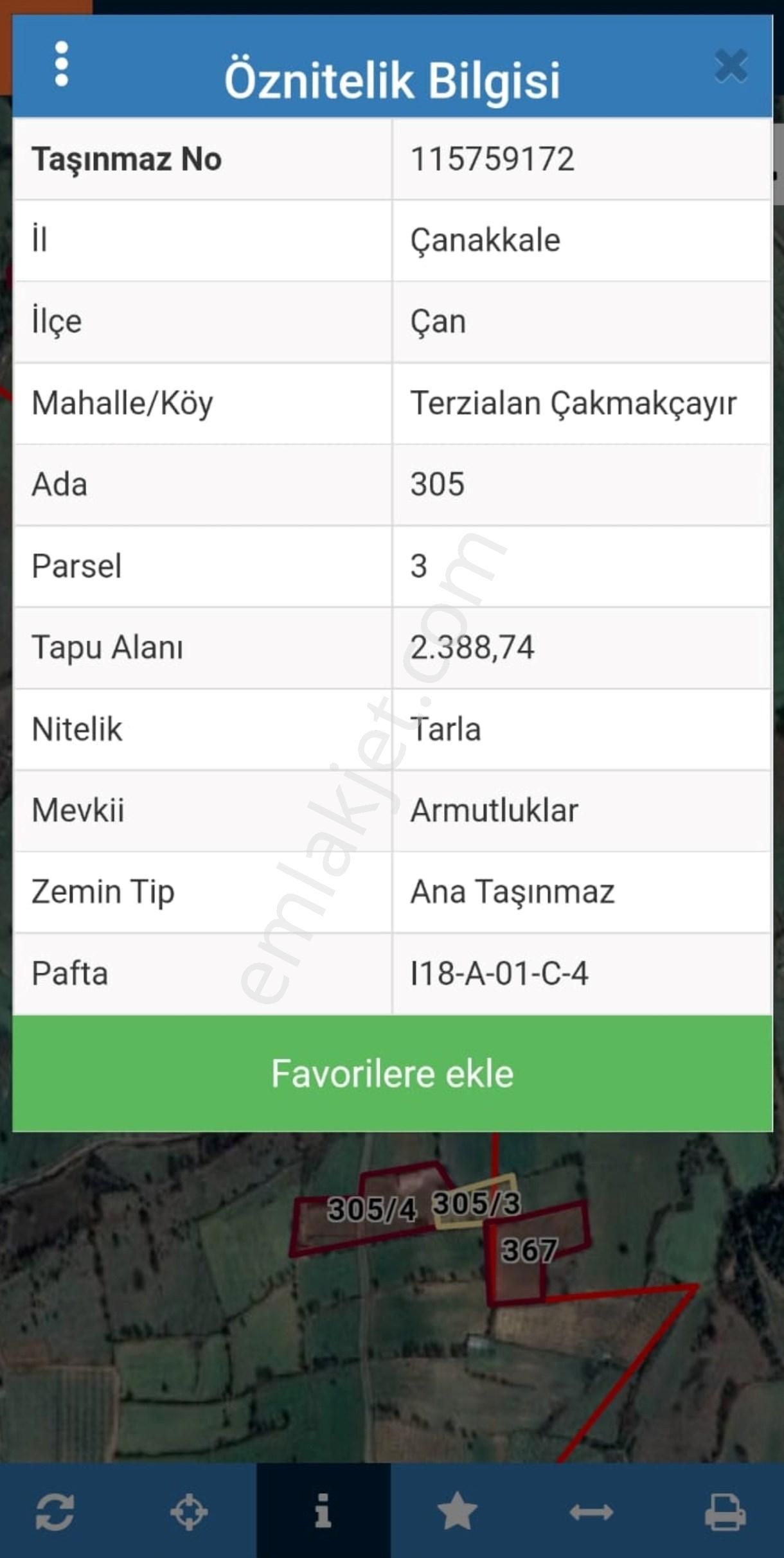 Kazdağı Uzantılarında Çiftlik, Yapı Kayıt Belgeli Ev, İşyeri, Elektrik Su Terzialan Çan Çanakkale - Görsel 14