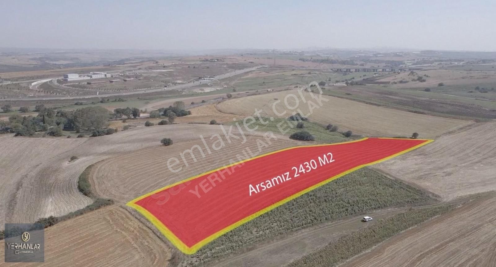Yassıörende Satılık Arsa 2.430 M2 Zirve Konumda