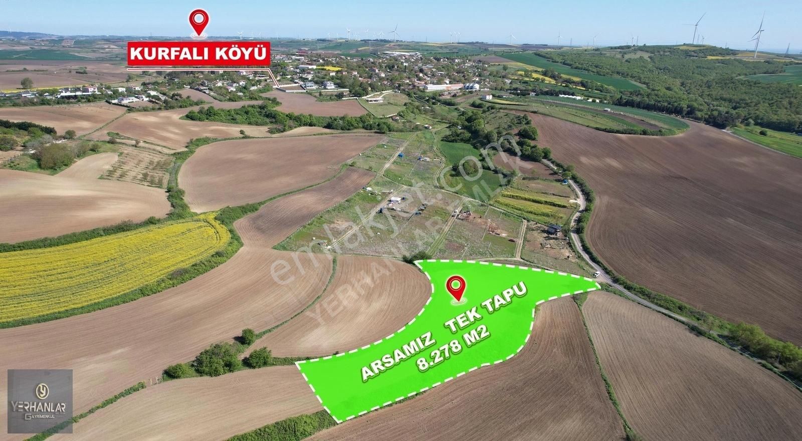 Silivri Kurfallı'da Köy İçi 8.278 M2 Müstakil Tarla Tek Tapu - Görsel 8