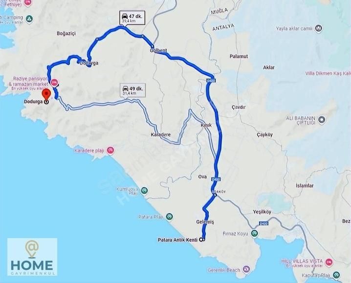 Home Gayrimenkul Den Fırsat Fethiye Seydikemer De 3797m2 Tarla - Görsel 27
