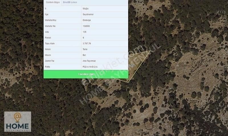 Home Gayrimenkul Den Fırsat Fethiye Seydikemer De 3797m2 Tarla - Görsel 33