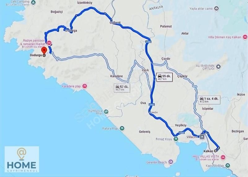 Home Gayrimenkul Den Fırsat Fethiye Seydikemer De 3797m2 Tarla - Görsel 19