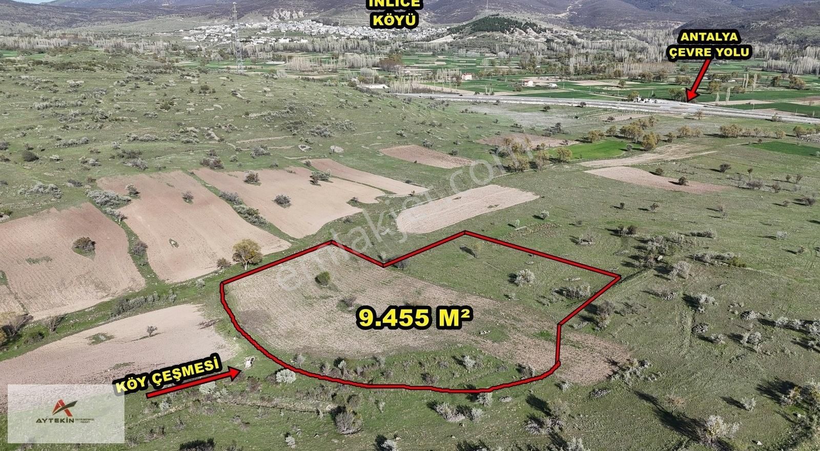 İnlice De 9.455 M² Müstakil Tapu Çiftlik Arazisi - Görsel 4