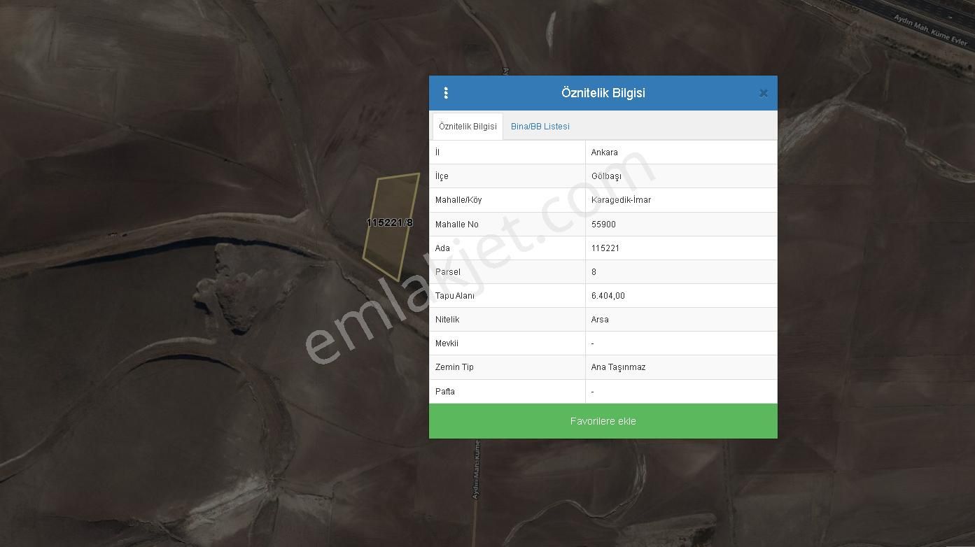 Rıza Acar'dan Gölbaşı Karagedik'de Konut İmarlı Arsa Hissesi Satılık - Görsel 2