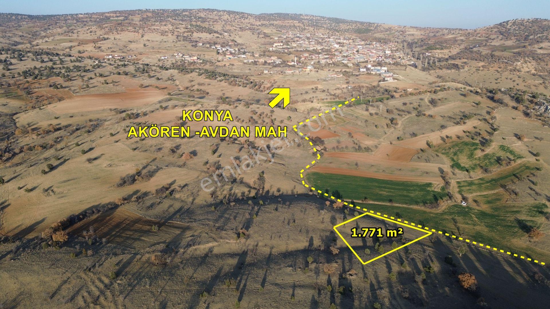 Akören Avdan Da 1.771 M2 Müstakil Tapulu Arazi