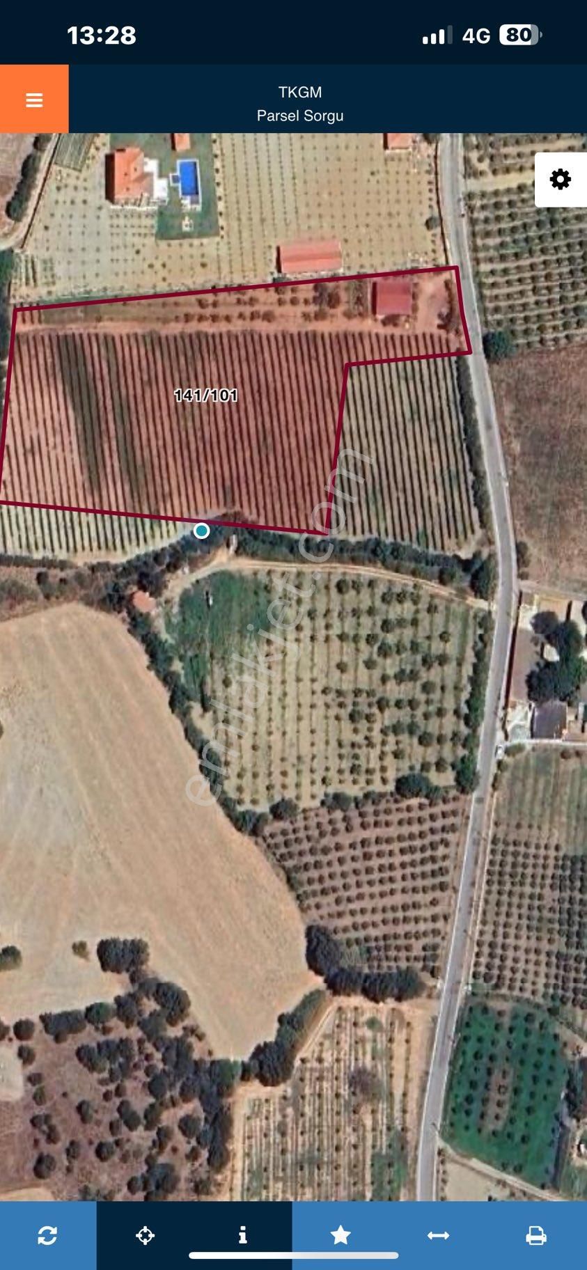 Seferihisar Yatırımlık 10 Dönüm Bağ,asfalt Yol Cepheli - Görsel 24