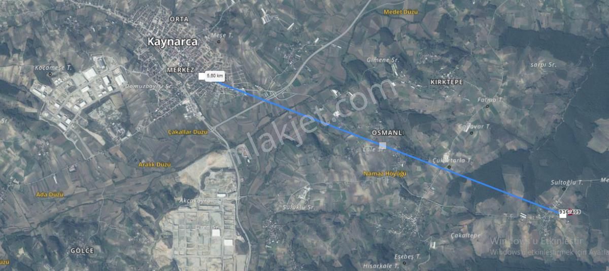 Kaynarca Sarıbeylide 2.312 M² Makine Osb Yakın Yatırımlık Tarla