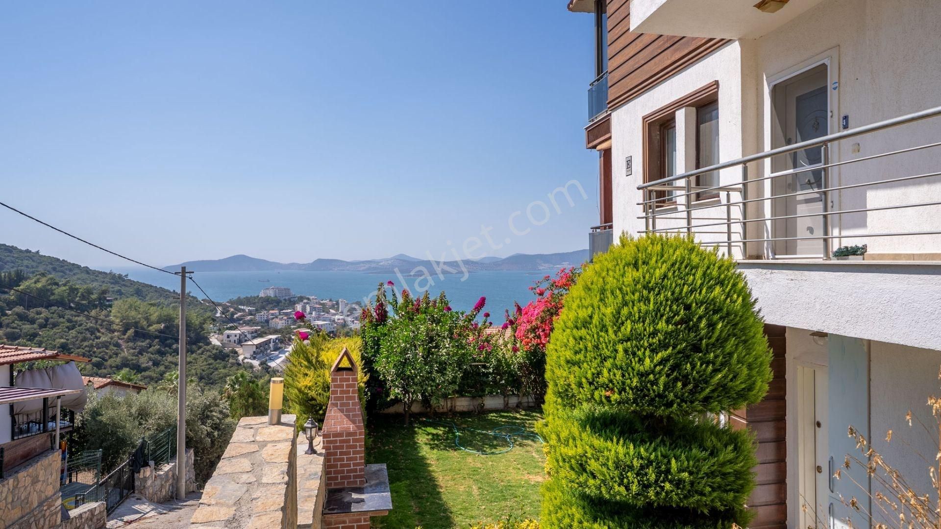 Cb Marina'dan Güllük'te Panaromik Deniz Manzaralı 3+1 Bahçe Katı - Görsel 27