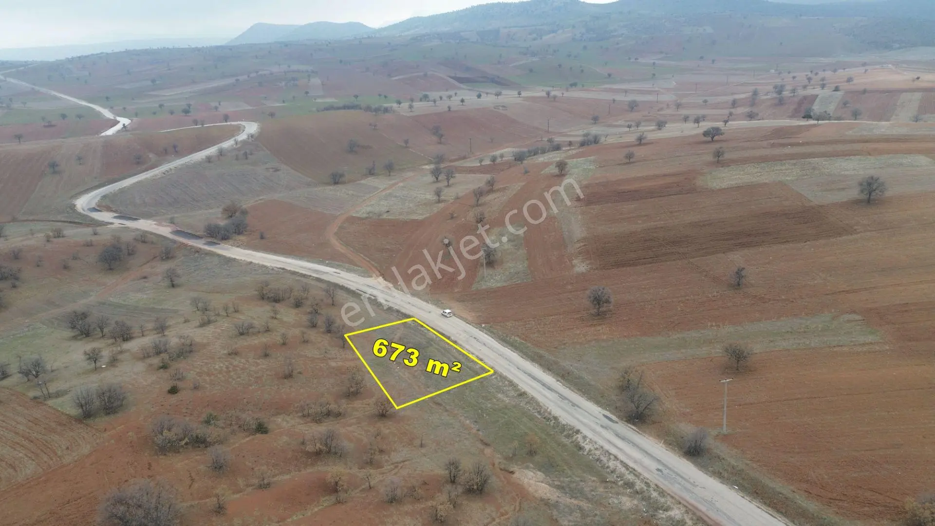 Konya / Güneysınır / Kızılöz Mahallesinde 673 M² Müstakil Tapulu Tarla - Görsel 2