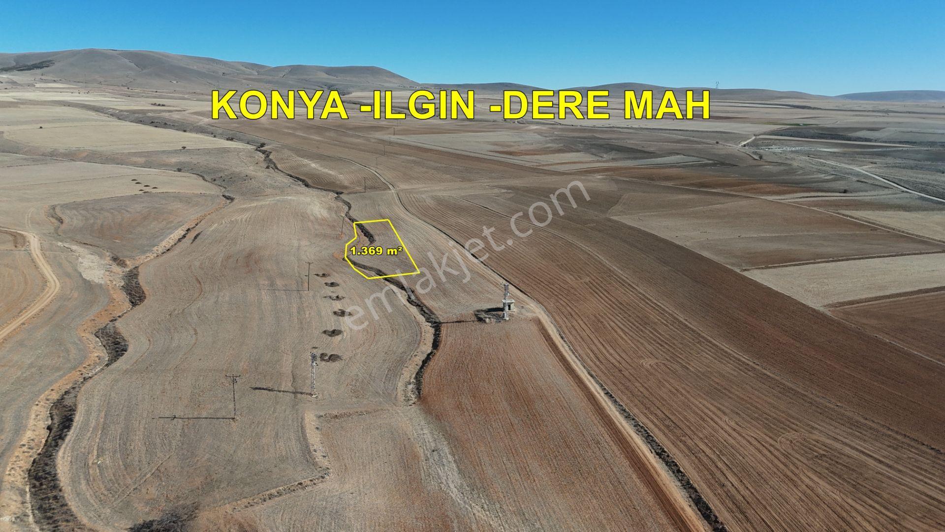 Konya / Ilgın / Dere Mahallesinde 1.369 M² Müstakil Tapulu Tarla - Görsel 2