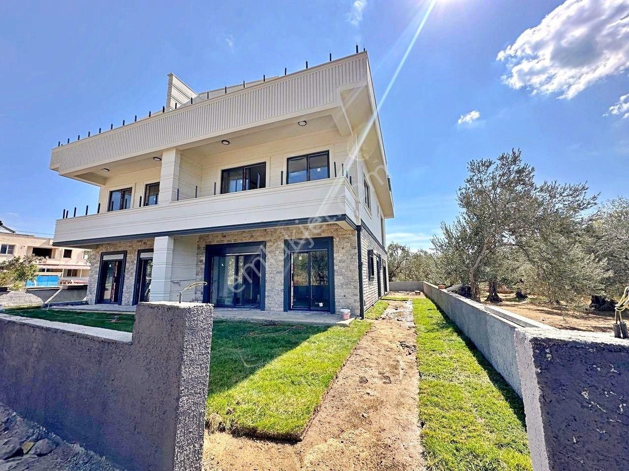 💢blue Life Egenden Gerçek İlan Zeytinlide Amerikan Mutfaklı Geniş Bahçeli Lüx 3+1 Satılık Villa