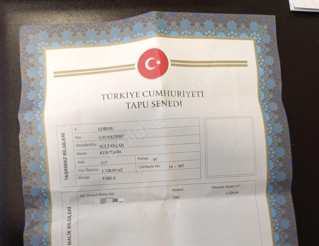 Edirne Uzunköprü Satılık Tarla - Görsel 3