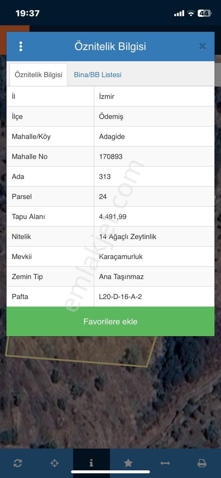 İzmir Ödemiş Adagide Mh Satılık Zeytinlik - Görsel 8