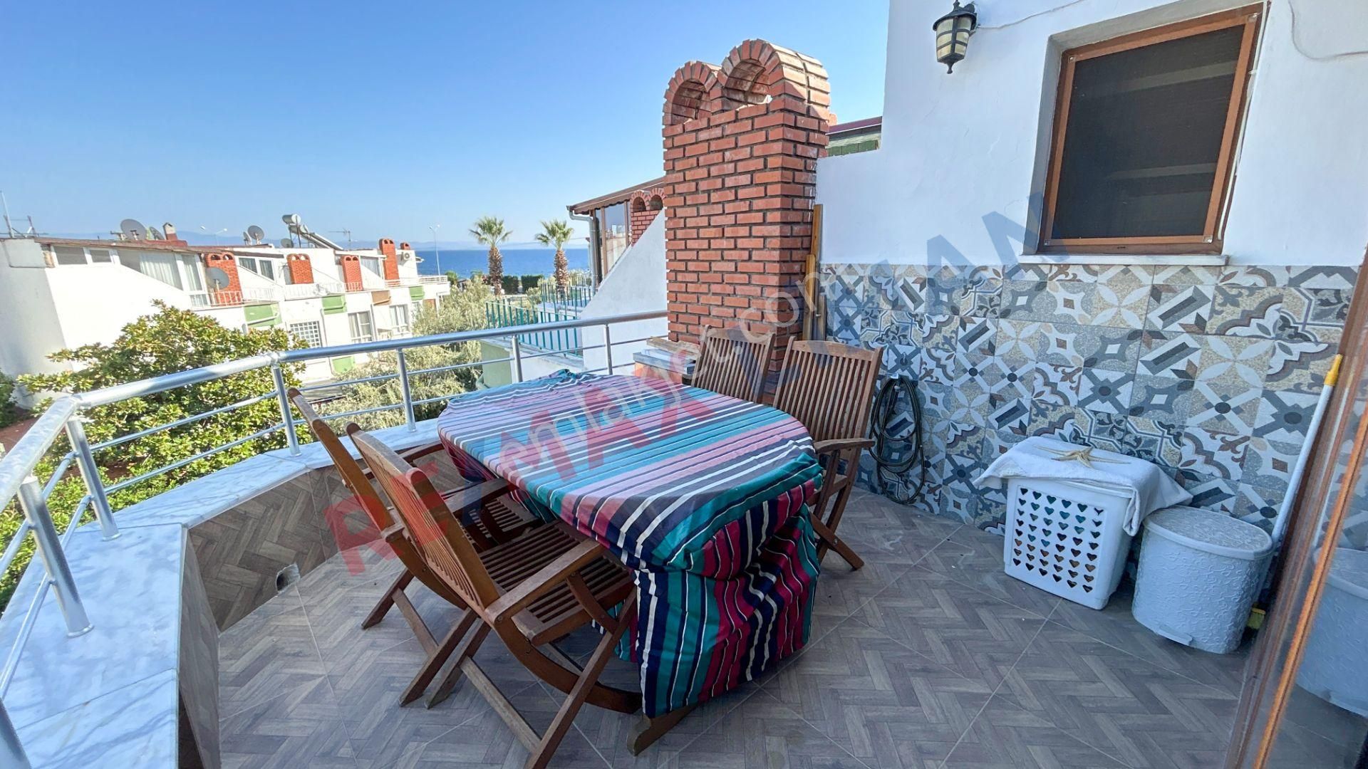 Altınoluk'ta Denize 100 Metre, Satılık Eşyalı 3+1 Tripleks Villa! - Görsel 33