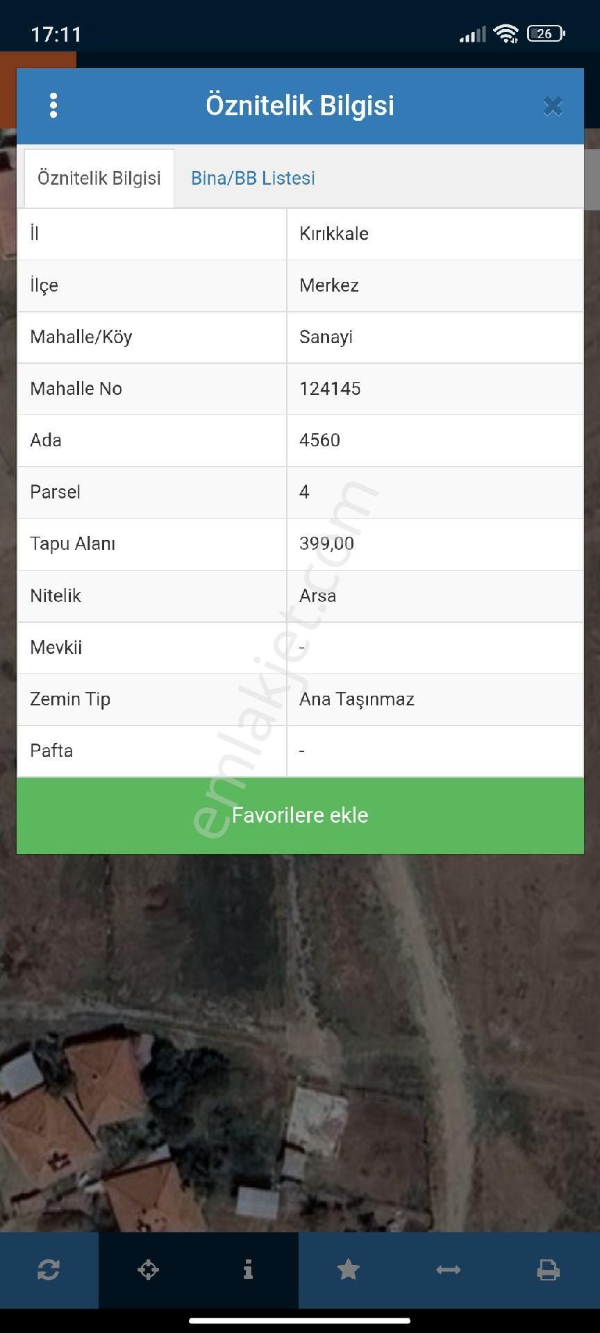 Acill Takas Olur Kırıkkale Sanayi Mahallesi Satılık Arsa