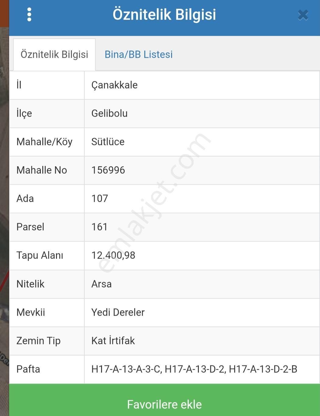 Çanakkale Gelibolu Sütlüce Satılık Kelepir Arsa - Görsel 3