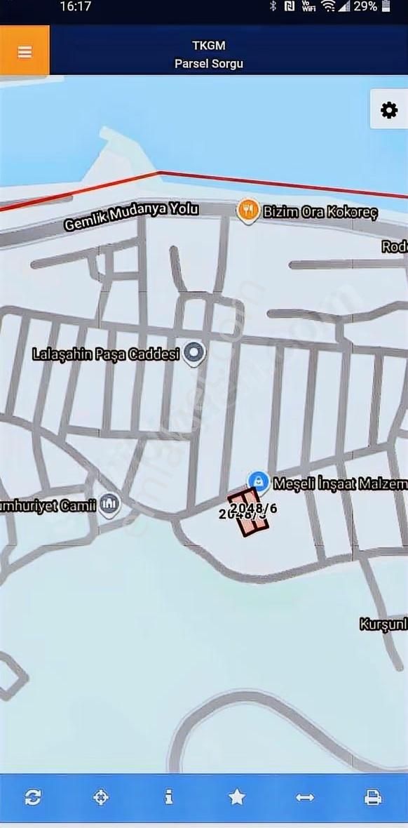 Bursa Gemlik Kurşunlu'da 840 M2 Satılık İmarlı Arsa - Görsel 5