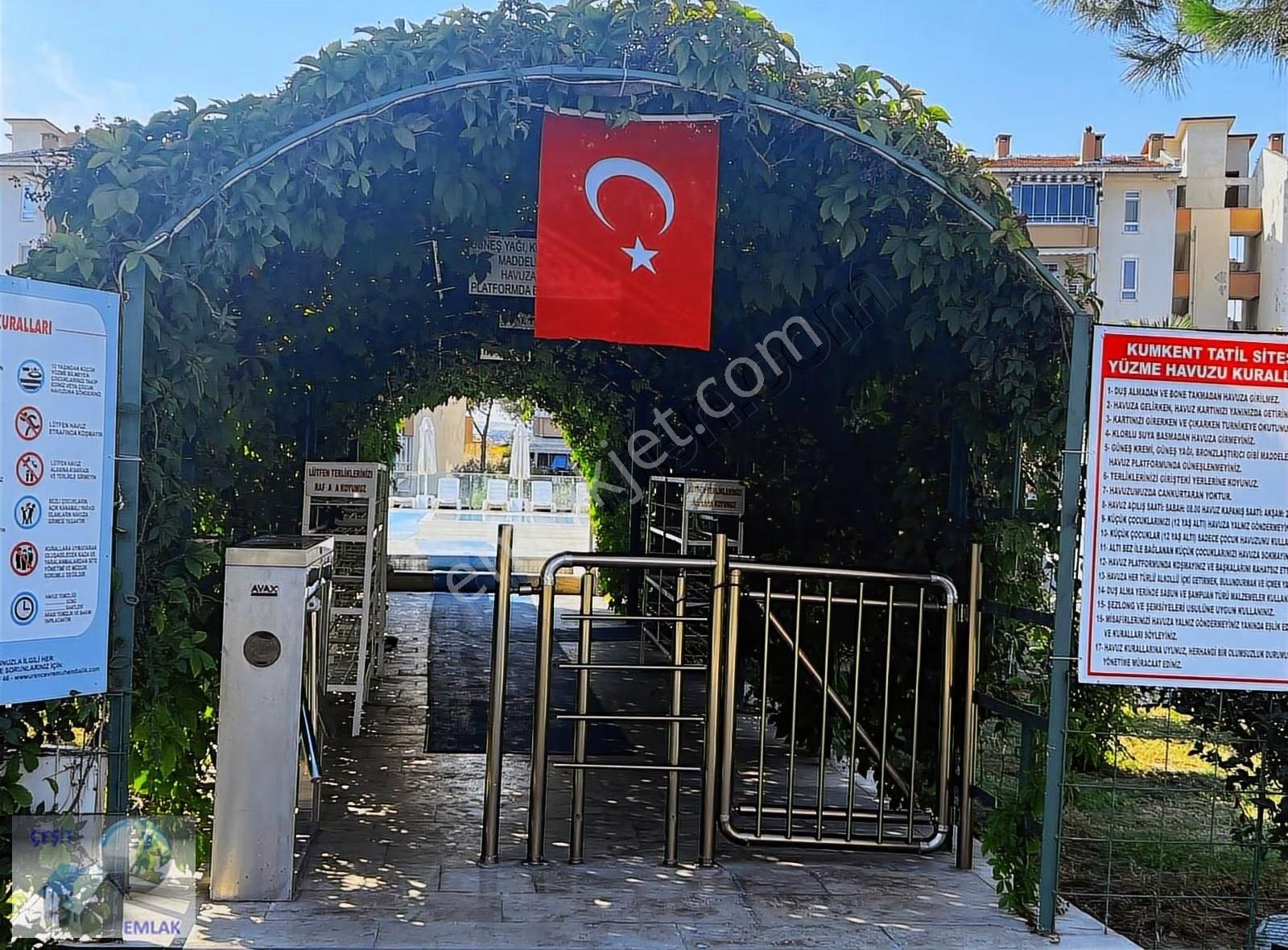 Çeşit Emlak Kumbağ Kumkent Tatilsitesinde 2+1 70m2 Satılık Daire - Görsel 25