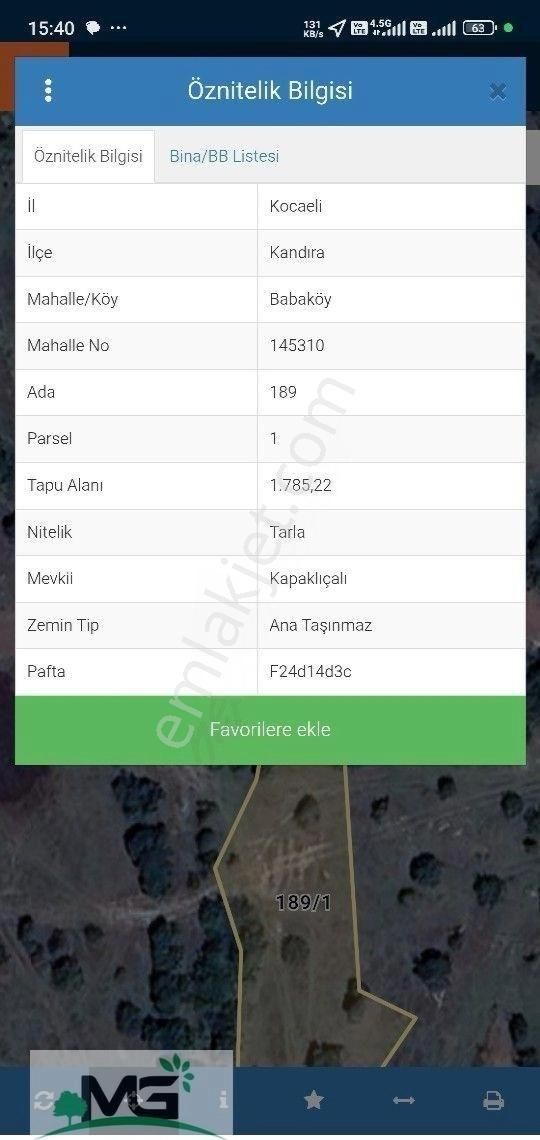 Kandıra Babaköy Denize Yakın Arsa - Görsel 6