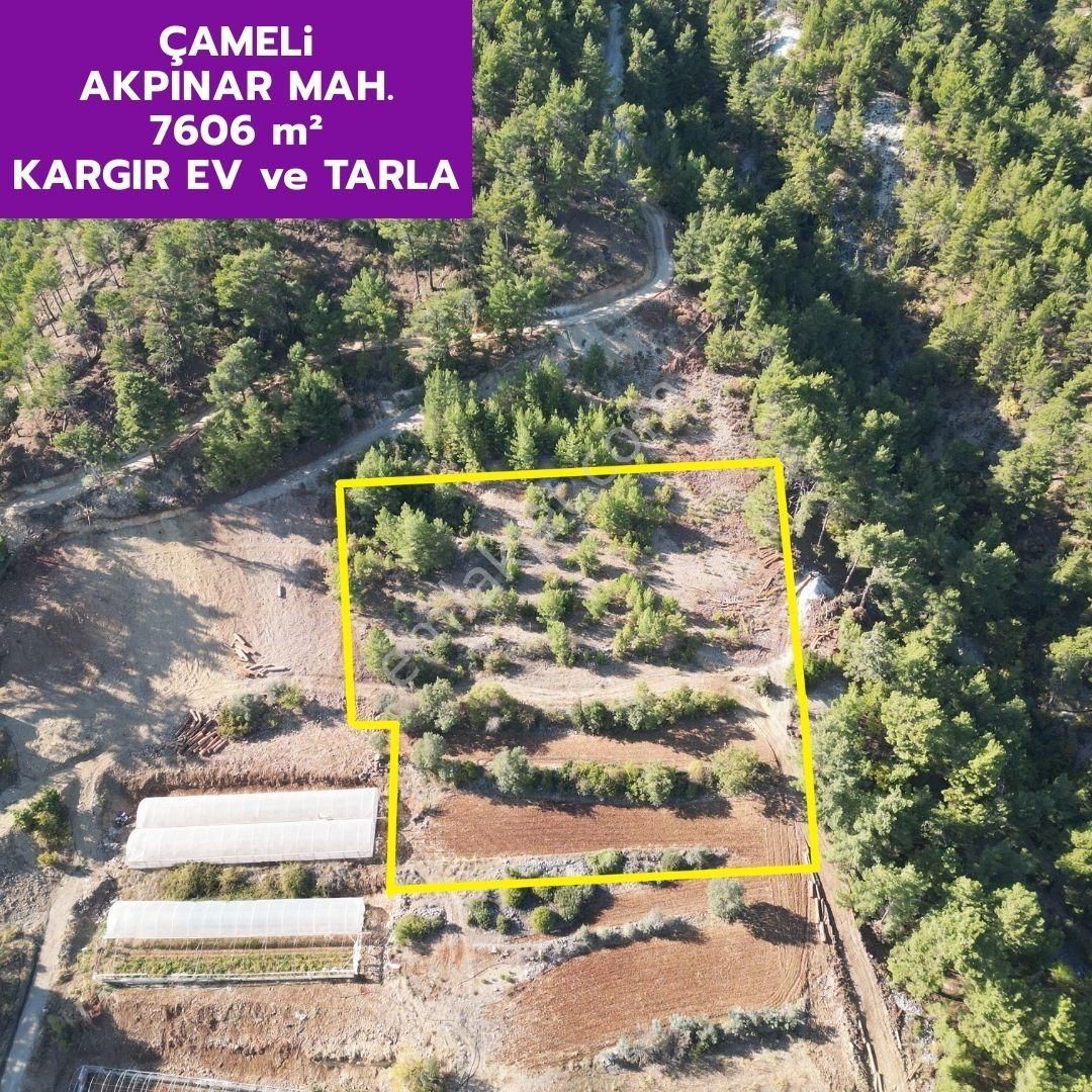 🦋çameli Akpınar'da 7606 M² Kargır Ev Kaydı Olan Arazimiz Satılıktır.🦋