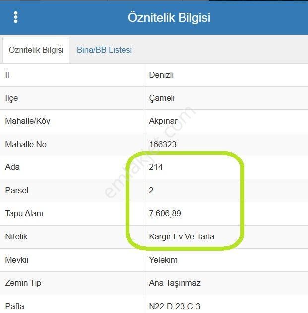 🦋çameli Akpınar'da 7606 M² Kargır Ev Kaydı Olan Arazimiz Satılıktır.🦋 - Görsel 9