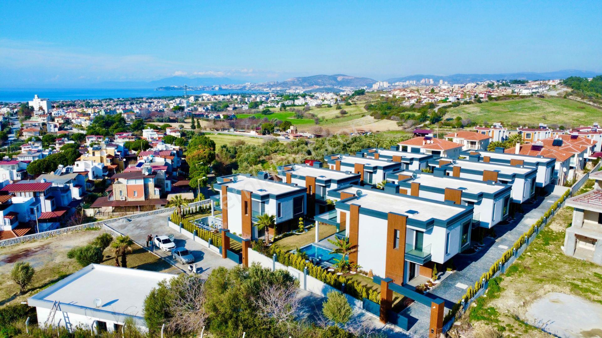 Kuşadası Soğucakta Deniz Manzaralı Sıfır Müstakil Satılık Villalar - Görsel 33