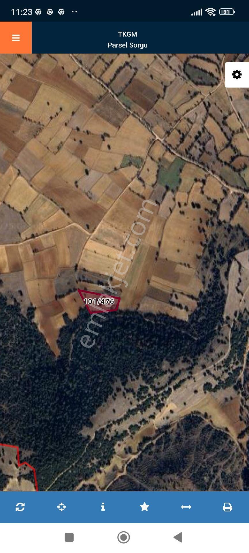 Manisa Salihli Çalışkan Emlaktan Afyonkarahisar Başmakçı Ovacık Mah Satılık Tarla