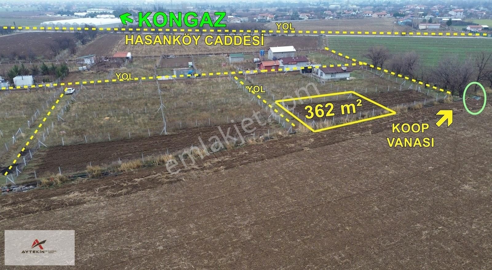 Karahüyük De 362 M² Bahçe Yeri Kongaz A Yakın / Meram / Konya - Görsel 6