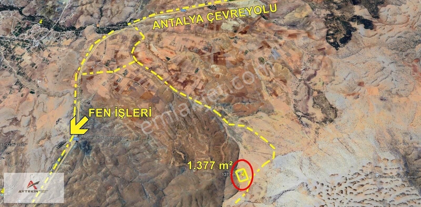 Meram Dere' De Yatırımlık 1377 M2 Tarla / Konya - Görsel 19