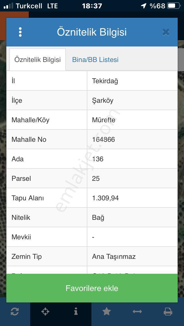 Şarköyde Işık Emlaktan Mürefte Mah De 1380 M2 Zeytinlik - Görsel 21