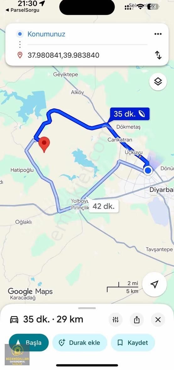 Güleçoba 512 M2 Satılık Hiseli Arsa - Görsel 2
