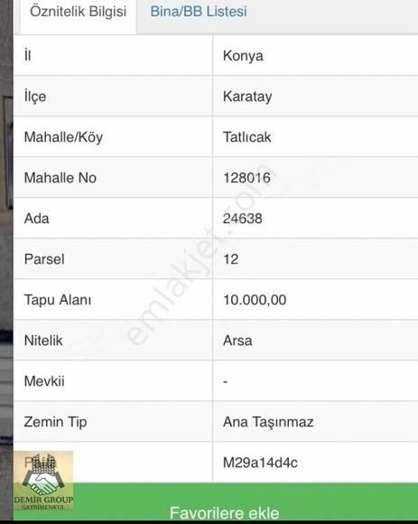 Demir Grup'tan Ereğli Yolunda Müstakil 10000 M2 Sanayi Arsası - Görsel 3