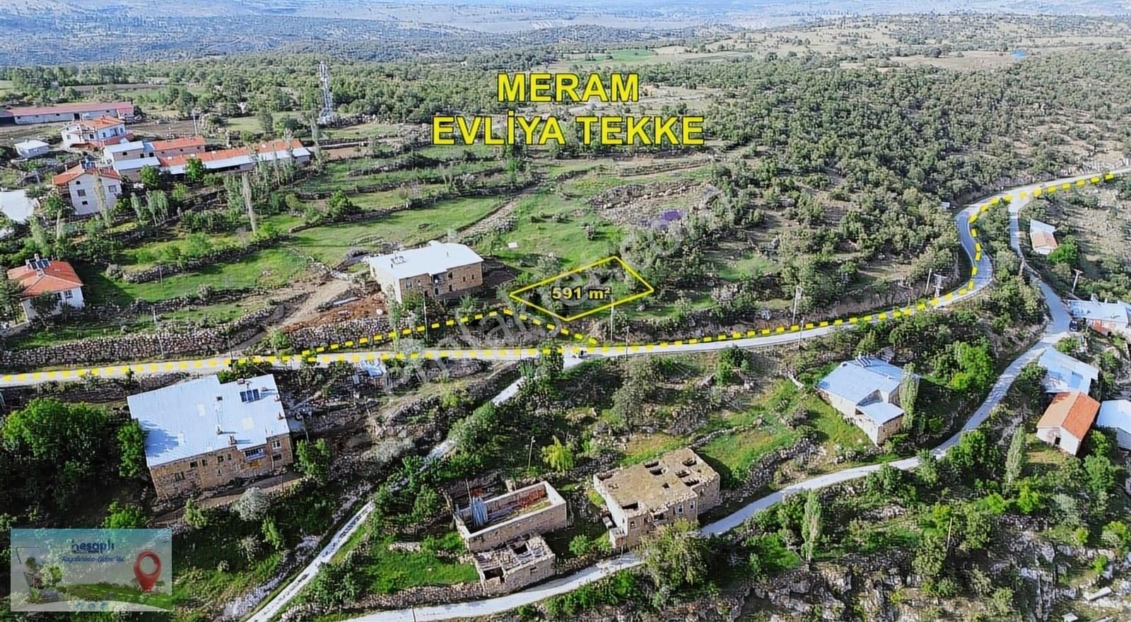 Fırsat ! Meram Evliya Tekke'de 707 M² Müstakil Tapulu Konut Arsa - Görsel 9