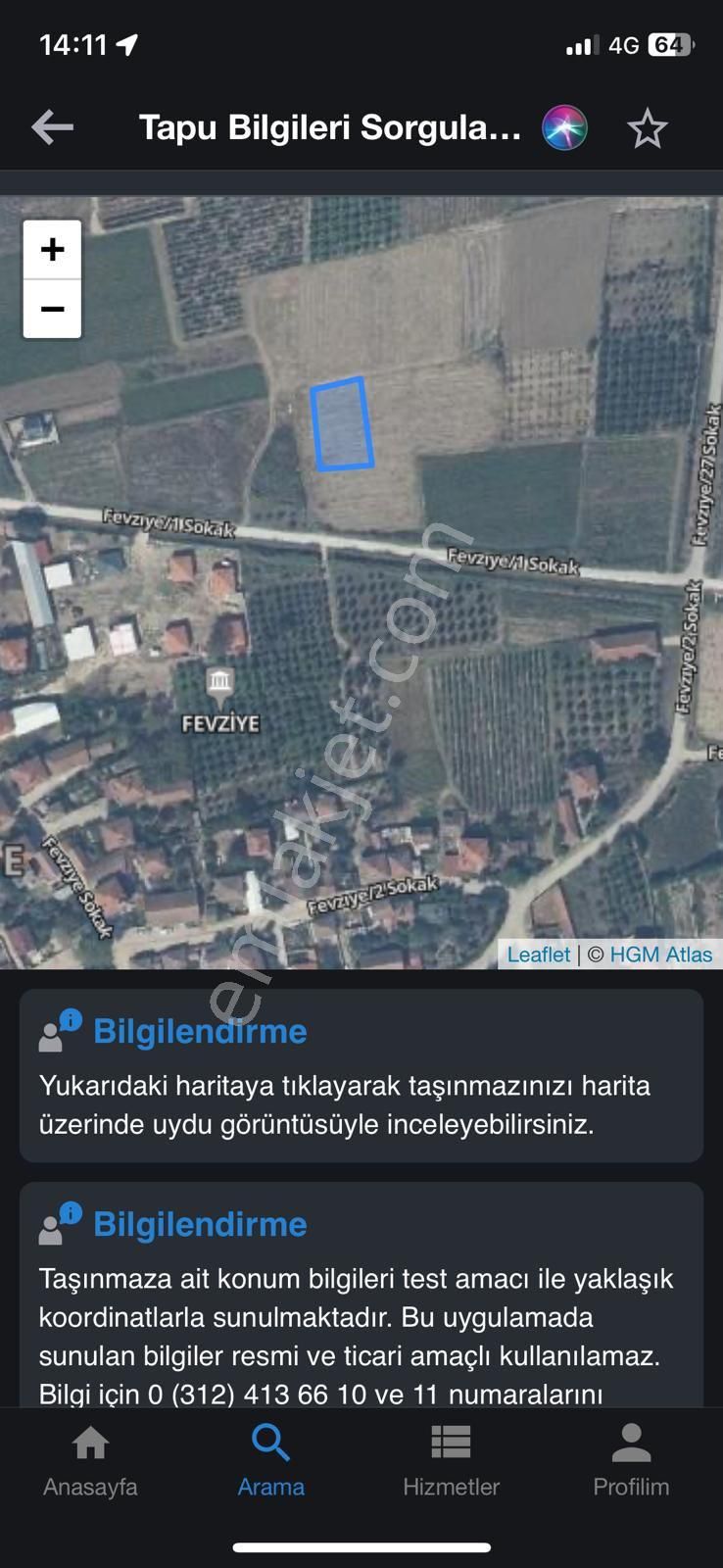 Şen Emlak Güvencesiyle Sakarya Pamkova Fevziye Mahallesinde 1008m2 Tarlamız İmar Sınırında