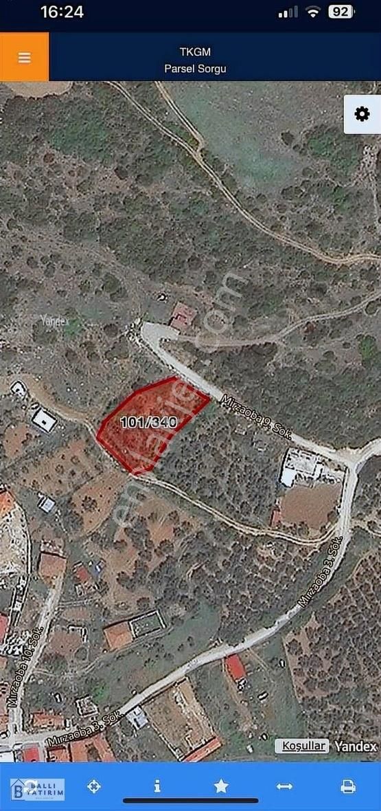 Ballı'dan Köyiçi İmarlı Çift Kadastro Yoluna Cephe Satılık Arsa - Görsel 11