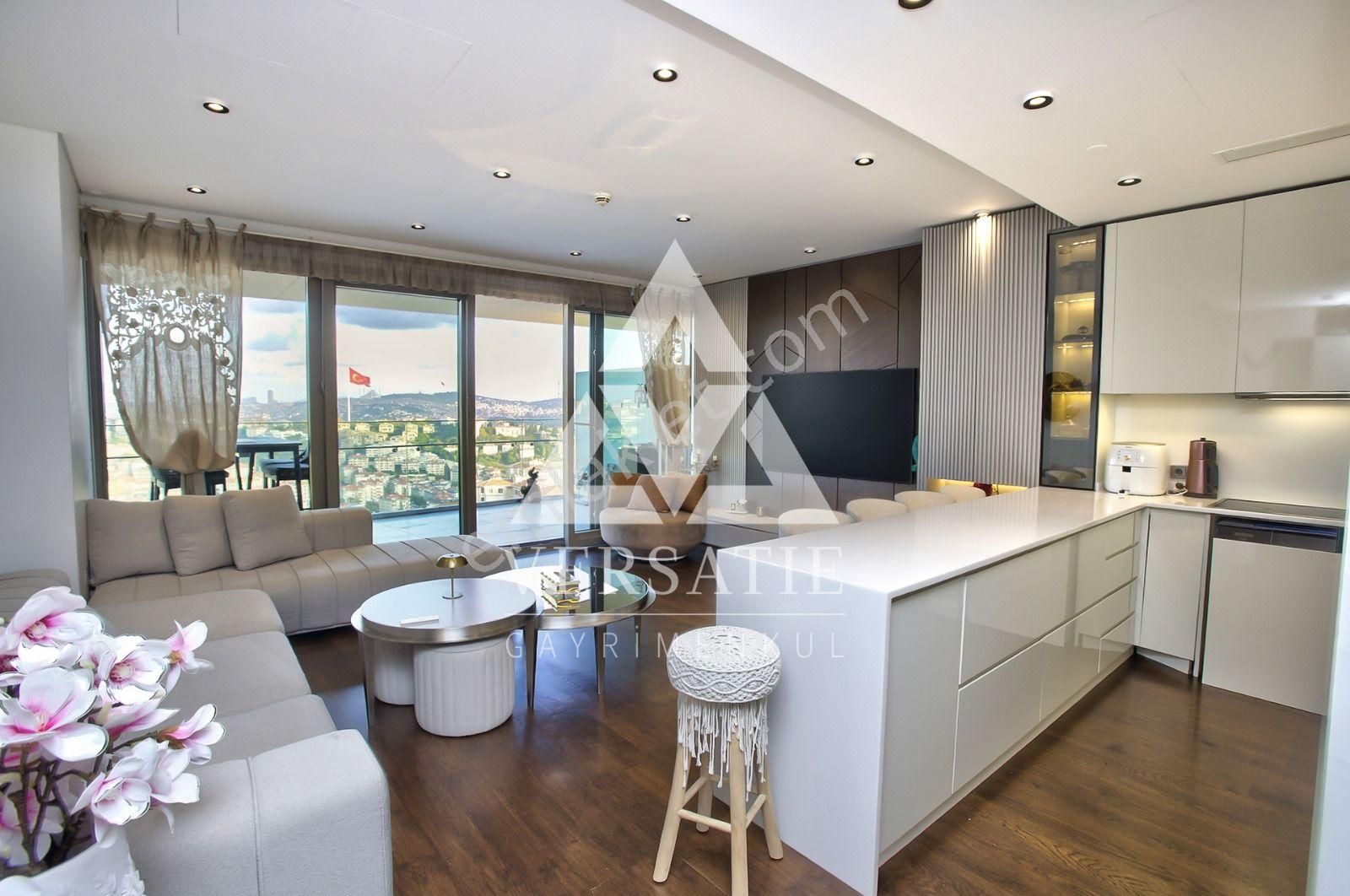 Zorlu Center Kiralık Teraslı Boğaz Manzaralı 165m2 Eşyalı 1+1
