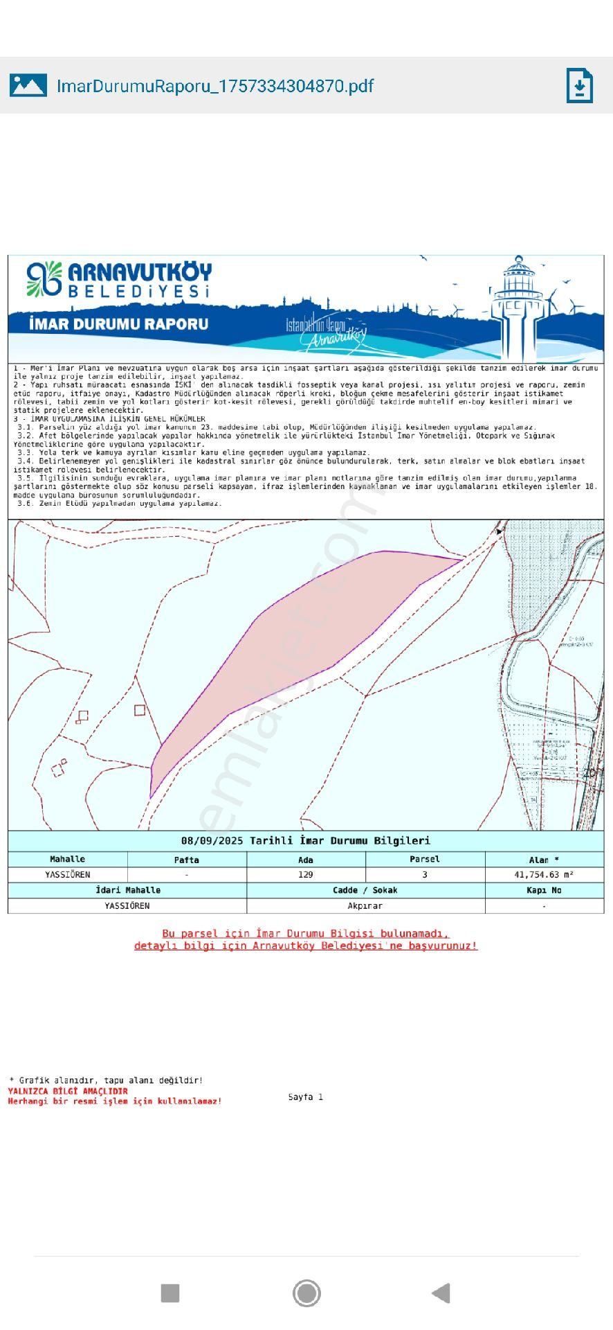 Arnavutköy Yassıören'de Yatırımlık Tarladan Hisse - Görsel 3