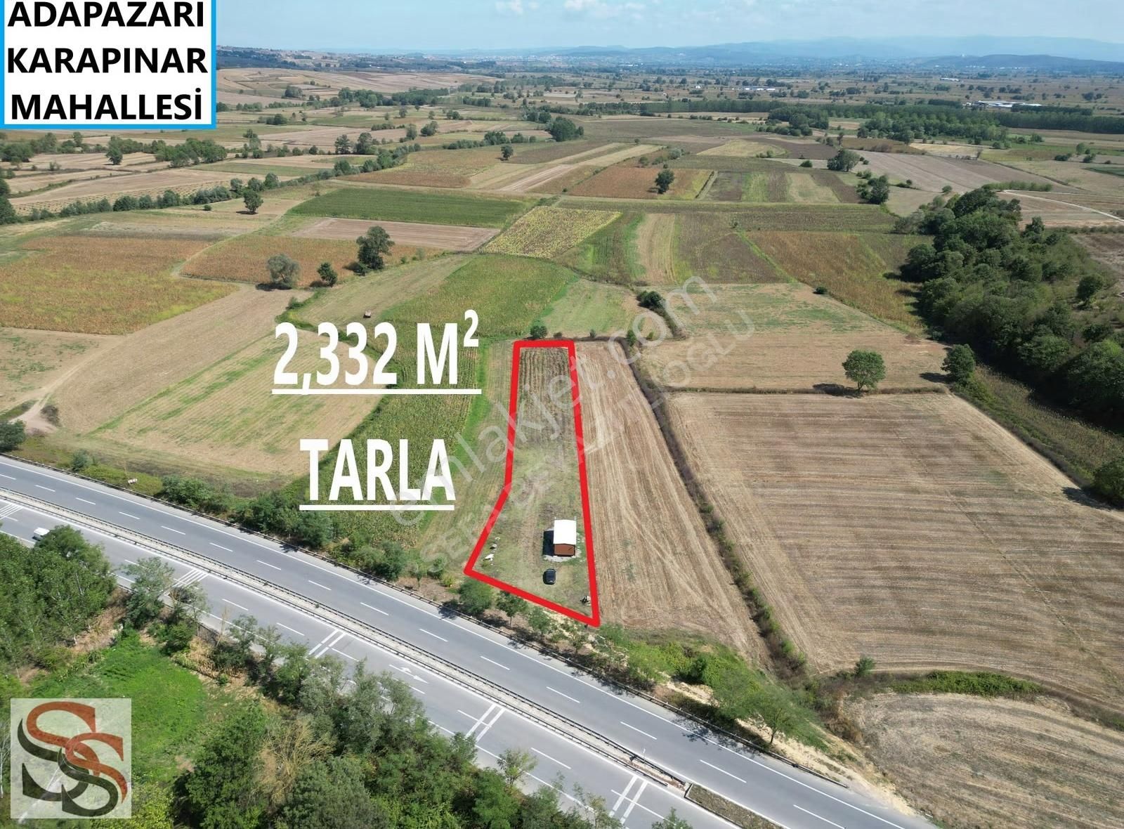 Adapazarı Karadere Mah. Yatırımlık Süper Konumda 2,332 M² Tarla