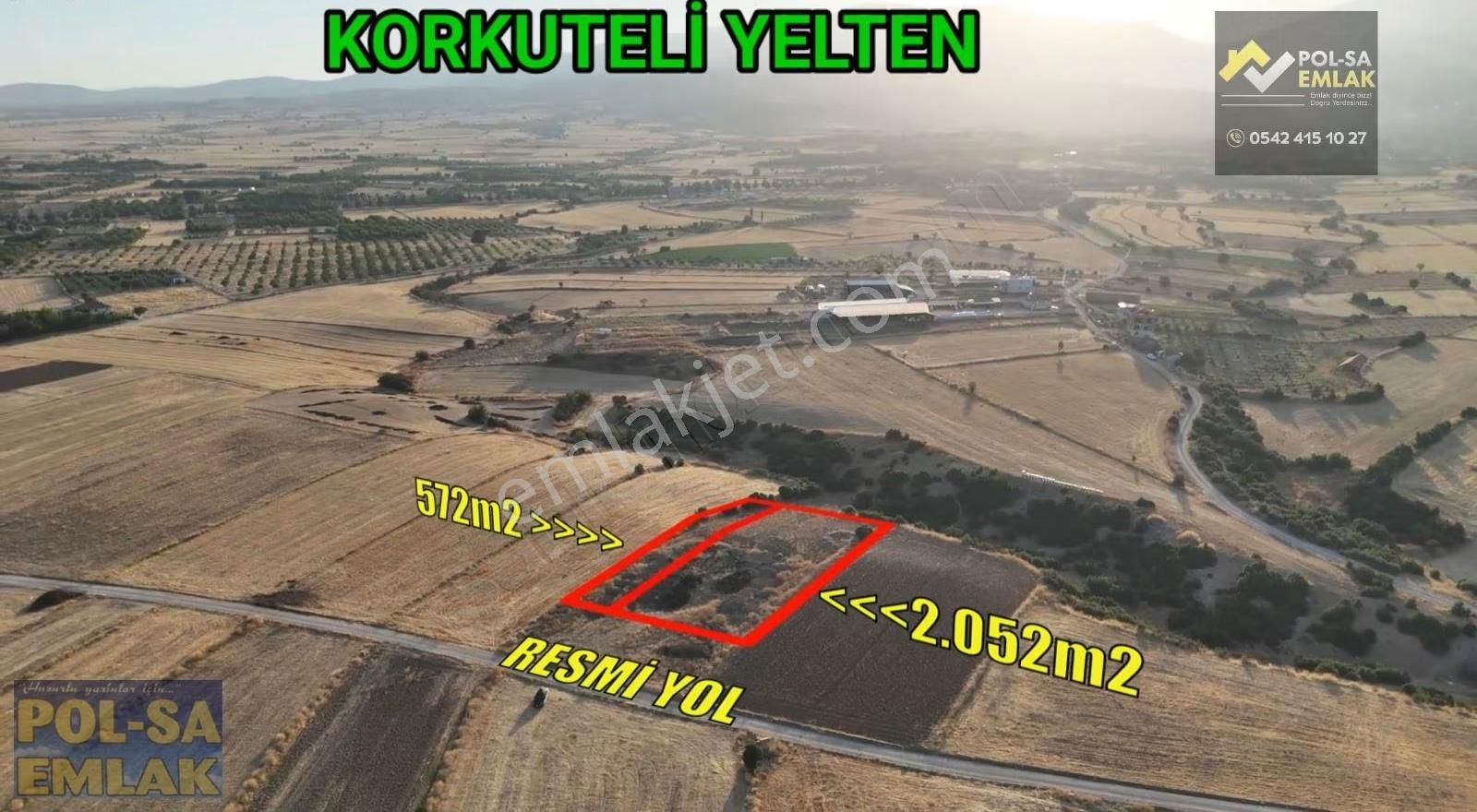 Korkuteli Yelten'de Satılık 2 Adet Tarla - Görsel 6