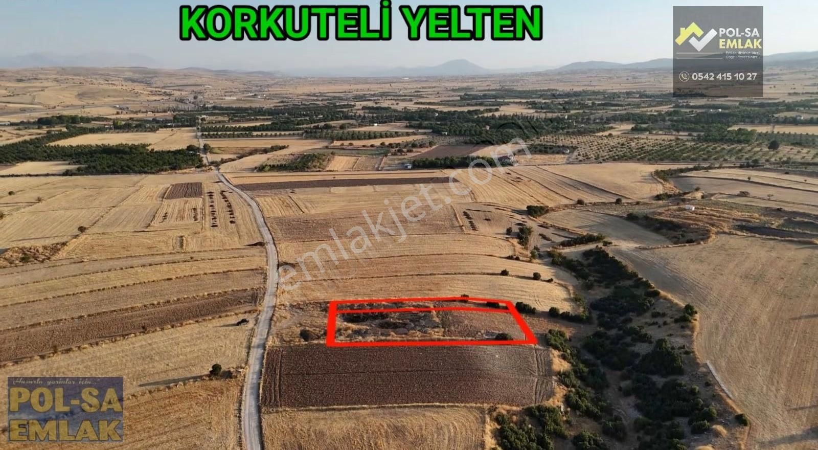 Korkuteli Yelten'de Satılık 2 Adet Tarla - Görsel 9
